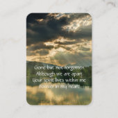 Service commémoratif Invitation Beautiful Lake Bea (Devant)