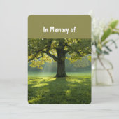 Service commémoratif Invitation Belle pelouse d'ar (Debout devant)