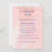 Service commémoratif Invitation Bluebird Garden Bi (Dos)