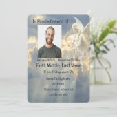 Service commémoratif Invitation Bright Angel dans  (Debout devant)