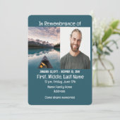 Service commémoratif Invitation Canotage (Debout devant)