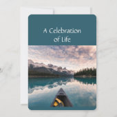 Service commémoratif Invitation Canotage (Dos)