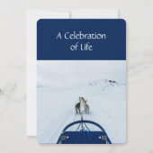 Service commémoratif Invitation Chien Équipe de tr (Dos)