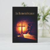 Service commémoratif Invitation Croix de la Bible  (Debout devant)