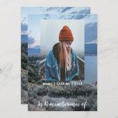 Service commémoratif Invitation Desert Mountain La (Devant / Derrière)