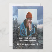 Service commémoratif Invitation Desert Mountain Tr (Devant)