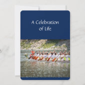 Service commémoratif Invitation Dragon Boat Rower (Dos)