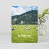 Service commémoratif Invitation éleveur de moutons (Debout devant)