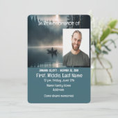 Service commémoratif Invitation Lake Boating (Debout devant)