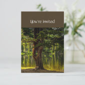 Service commémoratif Invitation Lake Tree Shore Na (Debout devant)