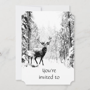 Service commémoratif Invitation Masculine Stag Dee