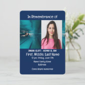 Service commémoratif Invitation nage (Debout devant)