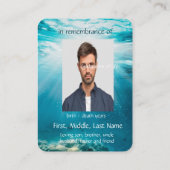 Service commémoratif Invitation sous-marin plongée (Dos)