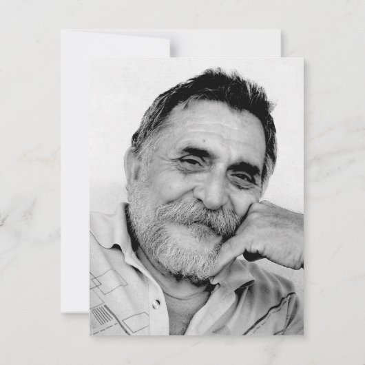 Service commémoratif invitations funéraires de pla (Dos)