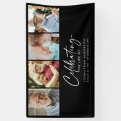 Service commémoratif moderne 4 photos / Bannière f (Vertical)