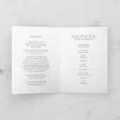 Service commémoratif photo ruban jaune programme (Intérieur)