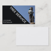 Service d'arbre aménageant le carte de visite en (Devant / Derrière)