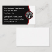 Service d'arbre moderne Nouveaux Cartes de visite (Devant / Derrière)