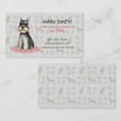 Service de Carte de visite avec chat Siamese (Devant / Derrière)