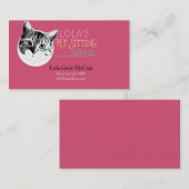 Service de Carte de visite pour animaux de compagn (Devant / Derrière)