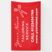 Service de confection sur mesure bannière publicit (Vertical)