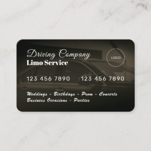 Service de limousine de carte de crédit 