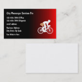 Service de Messagerie Vélo Carte de visite moderne (Devant / Derrière)