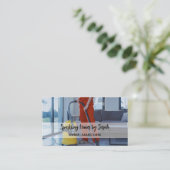 service de nettoyage à domicile cartes de visite n (Debout devant)