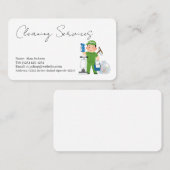 service de nettoyage carte de visite (Devant / Derrière)