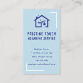 Service De Nettoyage carte de visite Vertical Sur  (Devant)