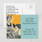 Service de nettoyage de cartes postales Affaires M (Devant / Derrière)