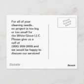 Service de nettoyage de cartes postales Affaires M (Dos)