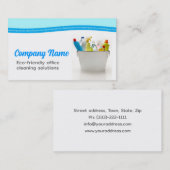 Service de nettoyage de la maison Carte blanche et (Devant / Derrière)