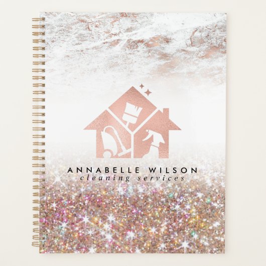 Service de nettoyage de l'or rose Carnet de rendez (Devant)
