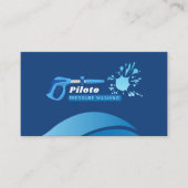 Service de nettoyage des Cartes de visite de lavag (Devant)