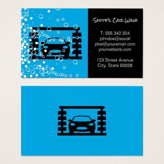 Service de nettoyage des voitures (Devant & derrière)