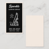 Service De Nettoyage Maison Monogramme, Carte D'Ap (Devant / Derrière)