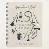 Service de nettoyage pastel violet Rendez-vous (Devant)