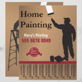 Service de peinture de bricolage Flyer de petite e (Devant / Derrière)