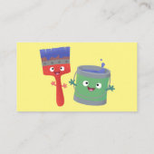 Service de peinture joyeux carte de visite de dess (Dos)