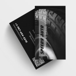 Service de pneus et de roues Auto Carte de visite