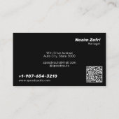 Service de pneus et de roues Auto Carte de visite  (Dos)