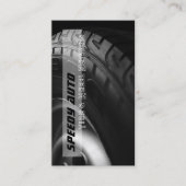 Service de pneus et de roues Auto Carte de visite  (Devant)