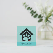 Service de pose pour animaux de compagnie Carte de (Debout devant)