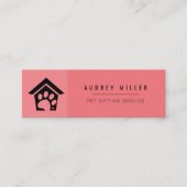 Service de pose pour animaux de compagnie Carte de (Devant)