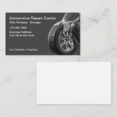 Service de réparation automobile Cartes de visite (Devant / Derrière)