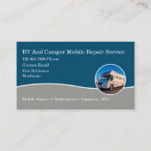 Service de réparation de Camper RV Mobile Cartes d (Devant)