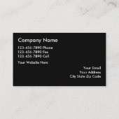 Service de restauration classique Cartes de visite (Dos)