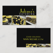 Service de restauration, Nourriture, Carte de visi (Devant / Derrière)