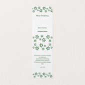 Service de soins de la pelouse Carte blanche-verte (Inside Unfolded)